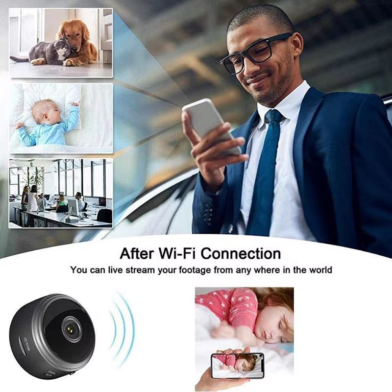 A9 Mini 1080P Wireless Night Vision Sports Camera 3