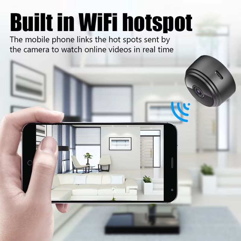 A9 Mini 1080P Wireless Night Vision Sports Camera 4