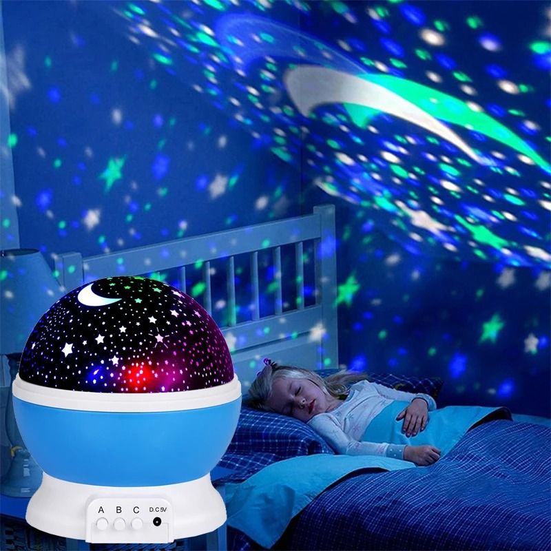 Starry Sky Night Light Projector  Rotating Galaxy Lamp For Kids Nursery And Bedroom Decor 2