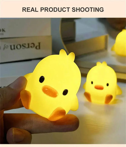Duck Night Light  Cute Cartoon Animal Bedside Lamp For Kids Room And Bedroom Decoration 5