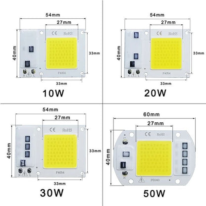 COB LED Smart Chip Light Module  10W  20W  30W  50W DIY Floodlight Spotlight For Outdoor And Worksh 2