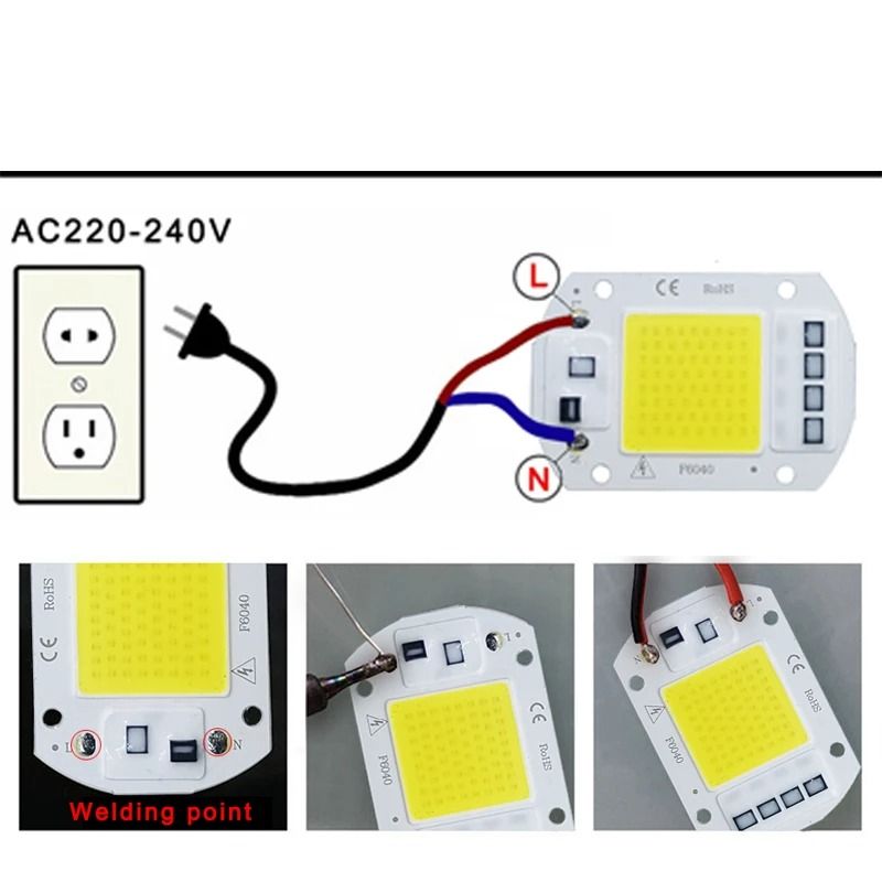 COB LED Smart Chip Light Module  10W  20W  30W  50W DIY Floodlight Spotlight For Outdoor And Worksh 3