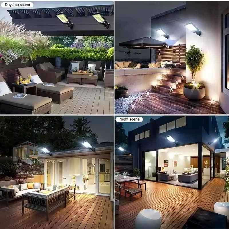 Garden Solar Lamps Outdoor Wall Light Sconces Decoration Waterproof Lighting 3