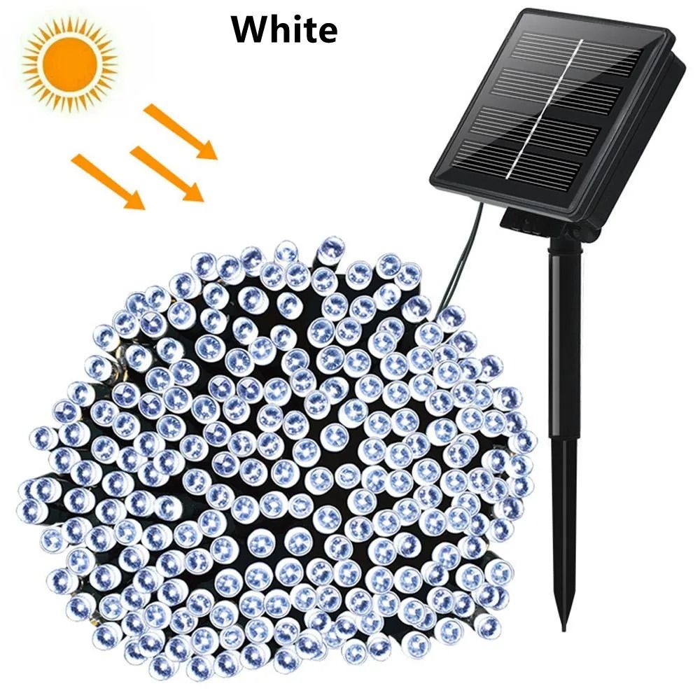 Solar Powered LED String Lights Outdoor Fairy Garland 50300 LEDs 9