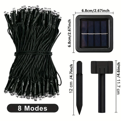 Solar Powered LED String Lights Outdoor Fairy Garland 50300 LEDs 6