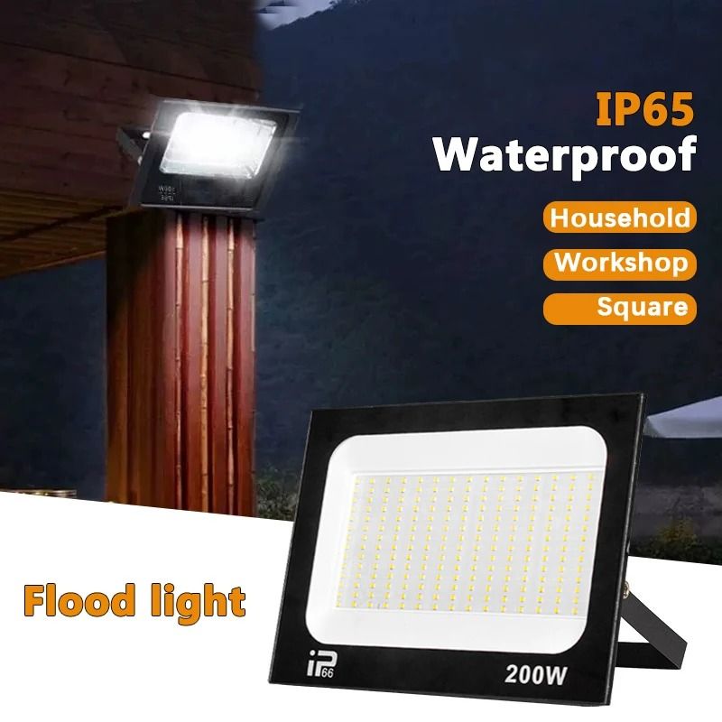 High Brightness LED Flood Light  Outdoor Waterproof Path And Garden Spotlight 10W200W 1