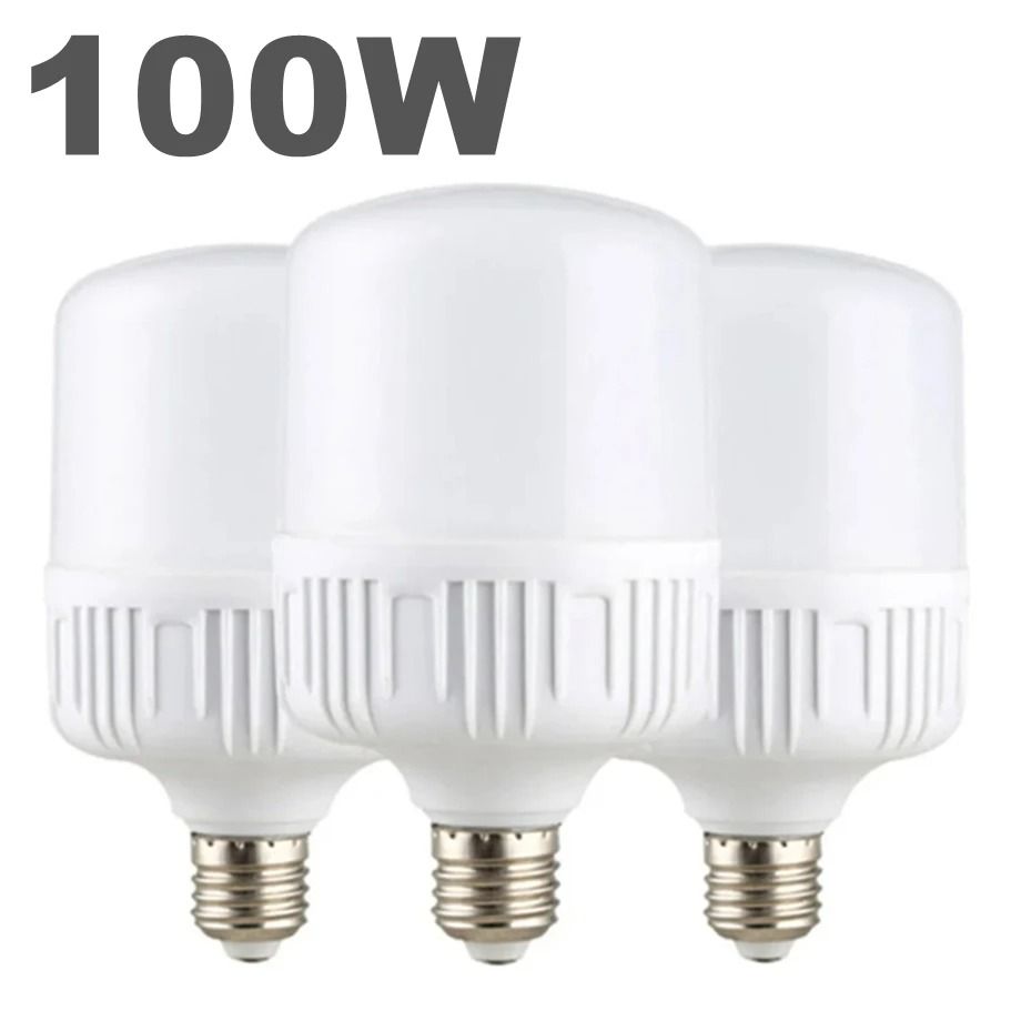 100W E27 LED Bulb – High Brightness Non-Flicker Eye Protection Light