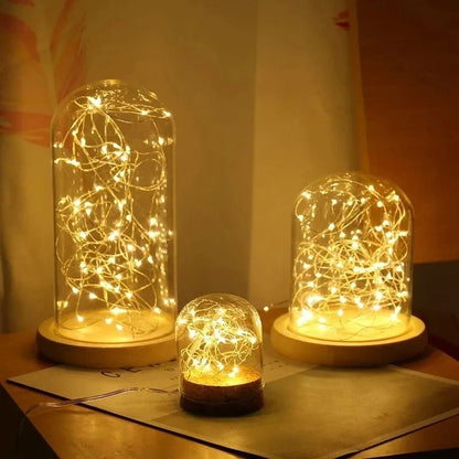 BatteryPowered Fairy String Lights  Warm White Decorative LED Garland 1M  2M  3M 3