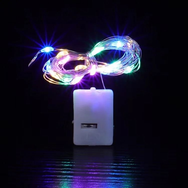 BatteryPowered Fairy String Lights  Warm White Decorative LED Garland 1M  2M  3M 8