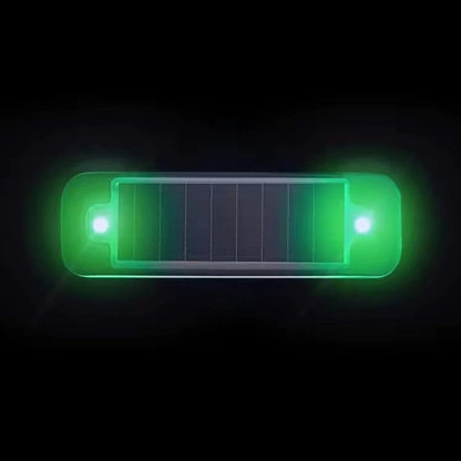 Mini Solar LED Car Warning Light  Wireless AntiTheft Flashing Alarm Lamp 9