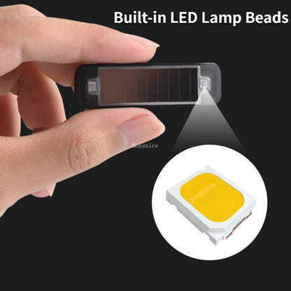 Mini Solar LED Car Warning Light  Wireless AntiTheft Flashing Alarm Lamp 4