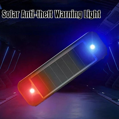Mini Solar LED Car Warning Light  Wireless AntiTheft Flashing Alarm Lamp 6
