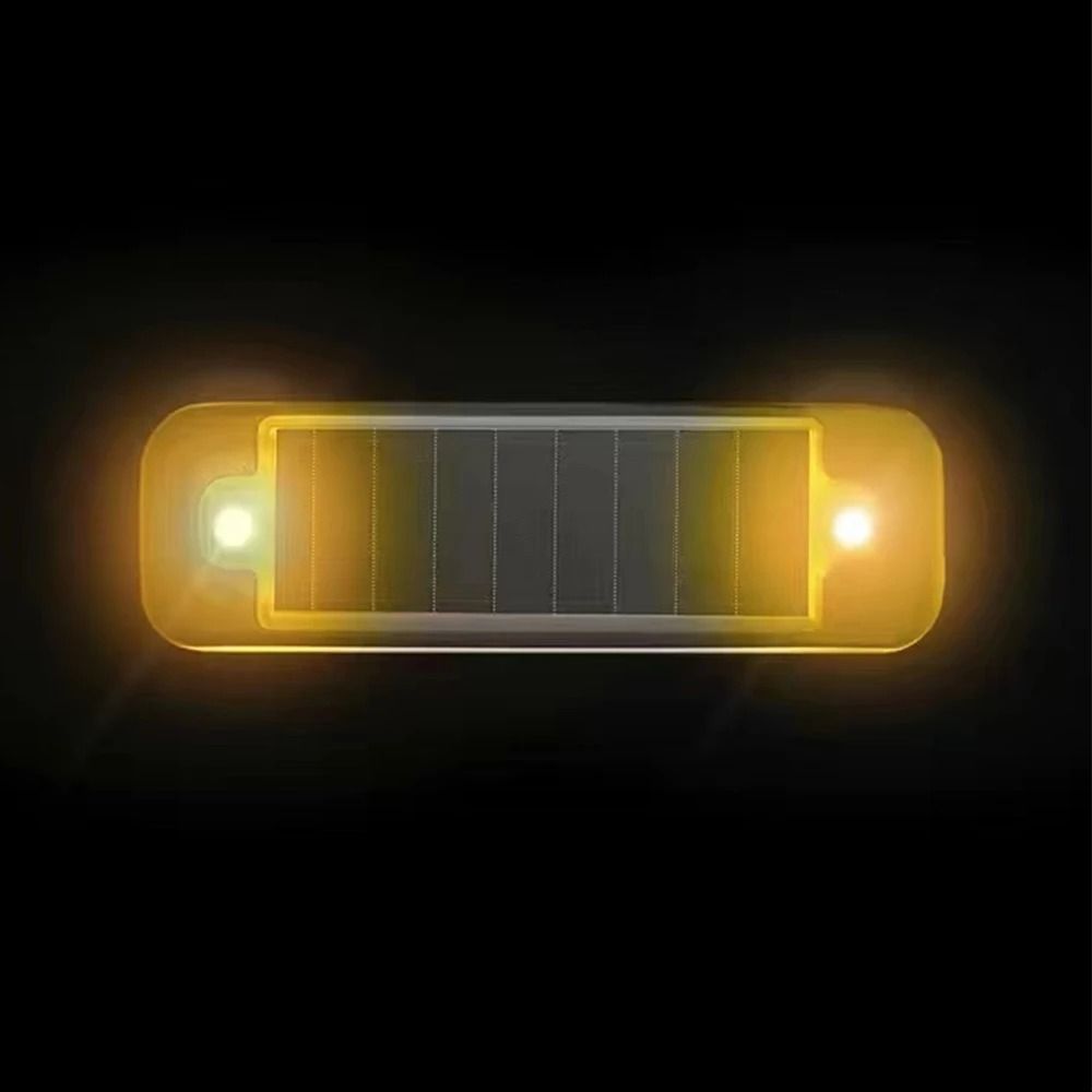 Mini Solar LED Car Warning Light  Wireless AntiTheft Flashing Alarm Lamp 7