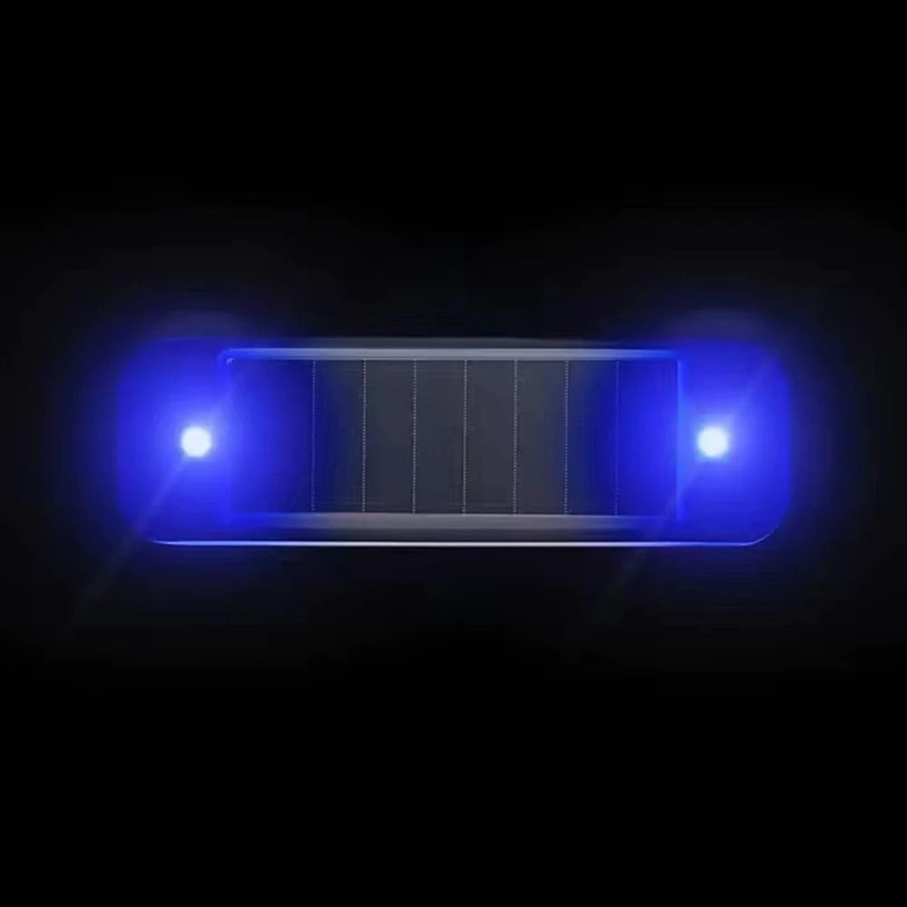 Mini Solar LED Car Warning Light  Wireless AntiTheft Flashing Alarm Lamp 8