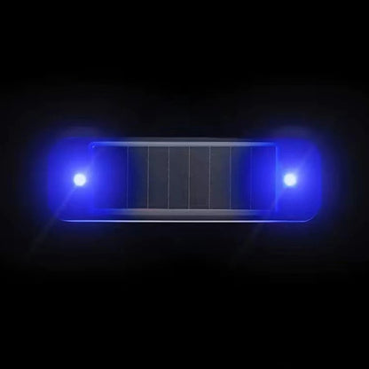 Mini Solar LED Car Warning Light  Wireless AntiTheft Flashing Alarm Lamp 8