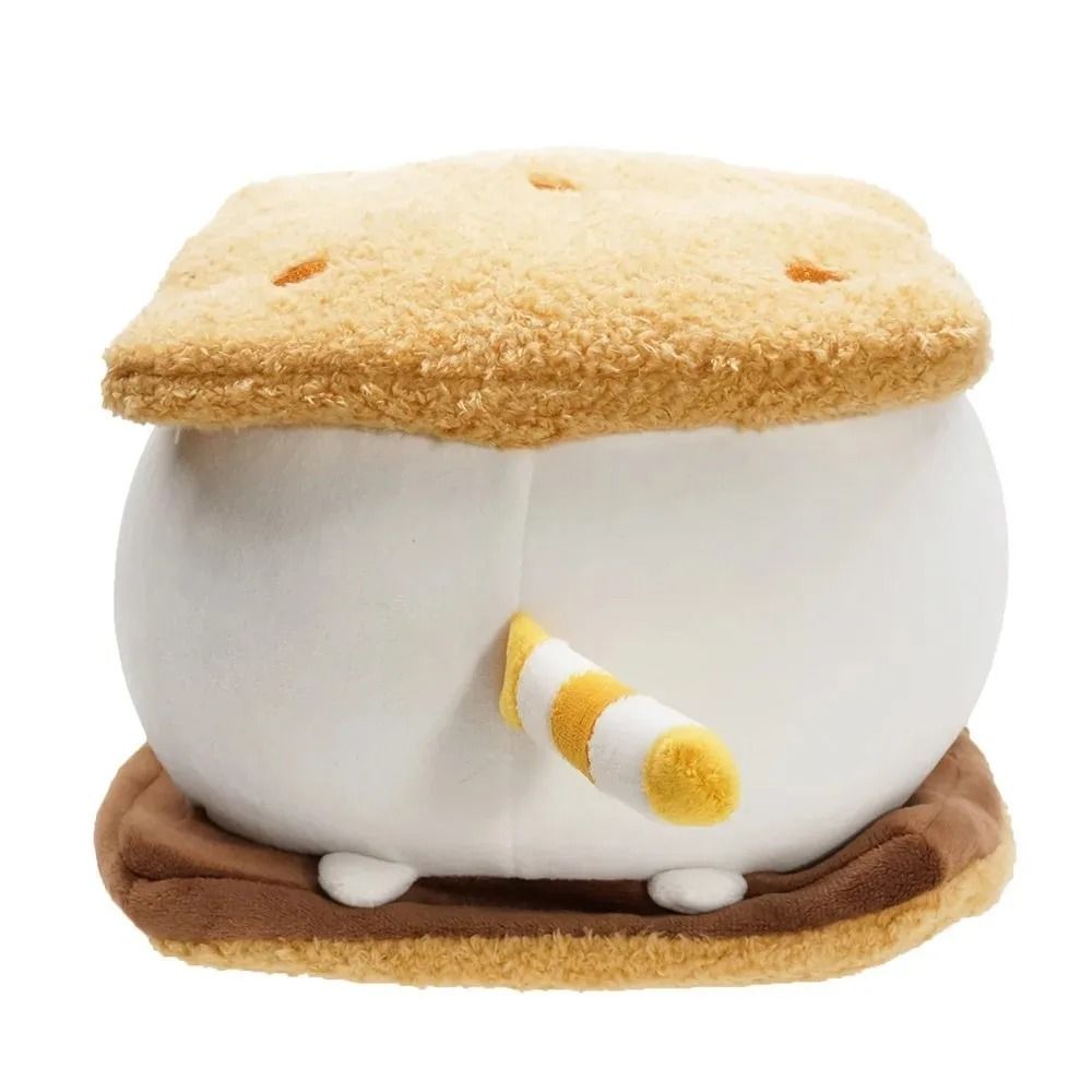Kawaii Chocolate Cookie Fat Cat Plush Toy 5