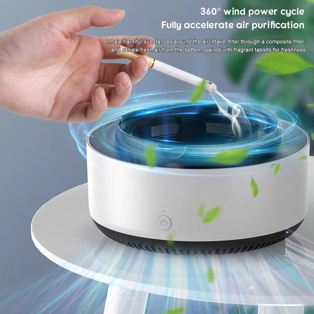 Smart Ashtray Air Purifier For Smoke And Odor Removal 1