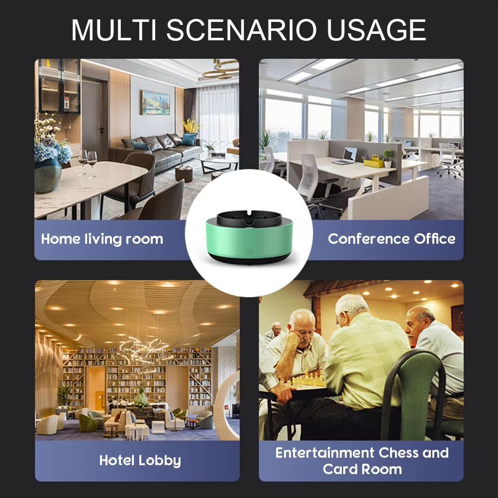 Smart Ashtray Air Purifier For Smoke And Odor Removal 3