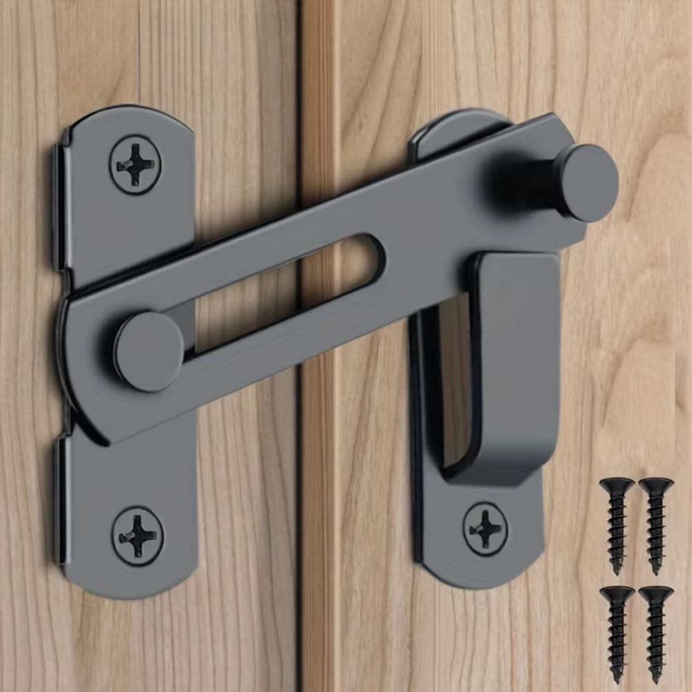 Barn Door Lock Sliding Gate Latch Stainless Steel Cabinet Lock