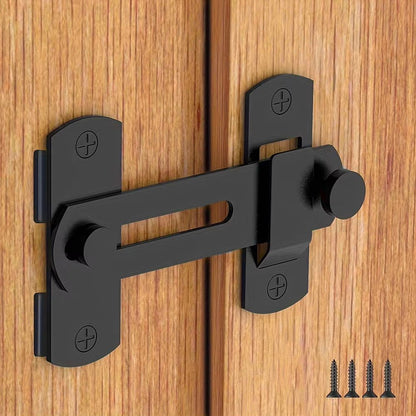 Barn Door Lock Sliding Gate Latch Stainless Steel Cabinet Lock 4