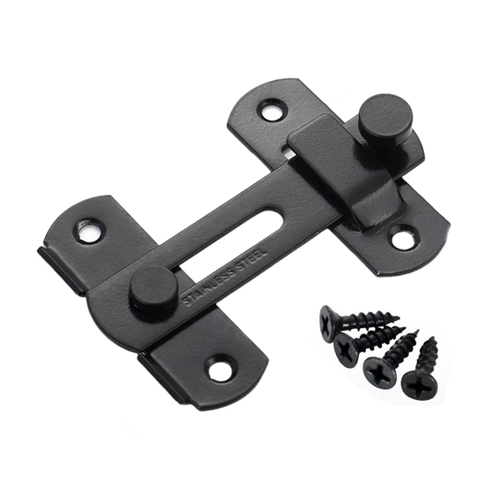 Barn Door Lock Sliding Gate Latch Stainless Steel Cabinet Lock 6