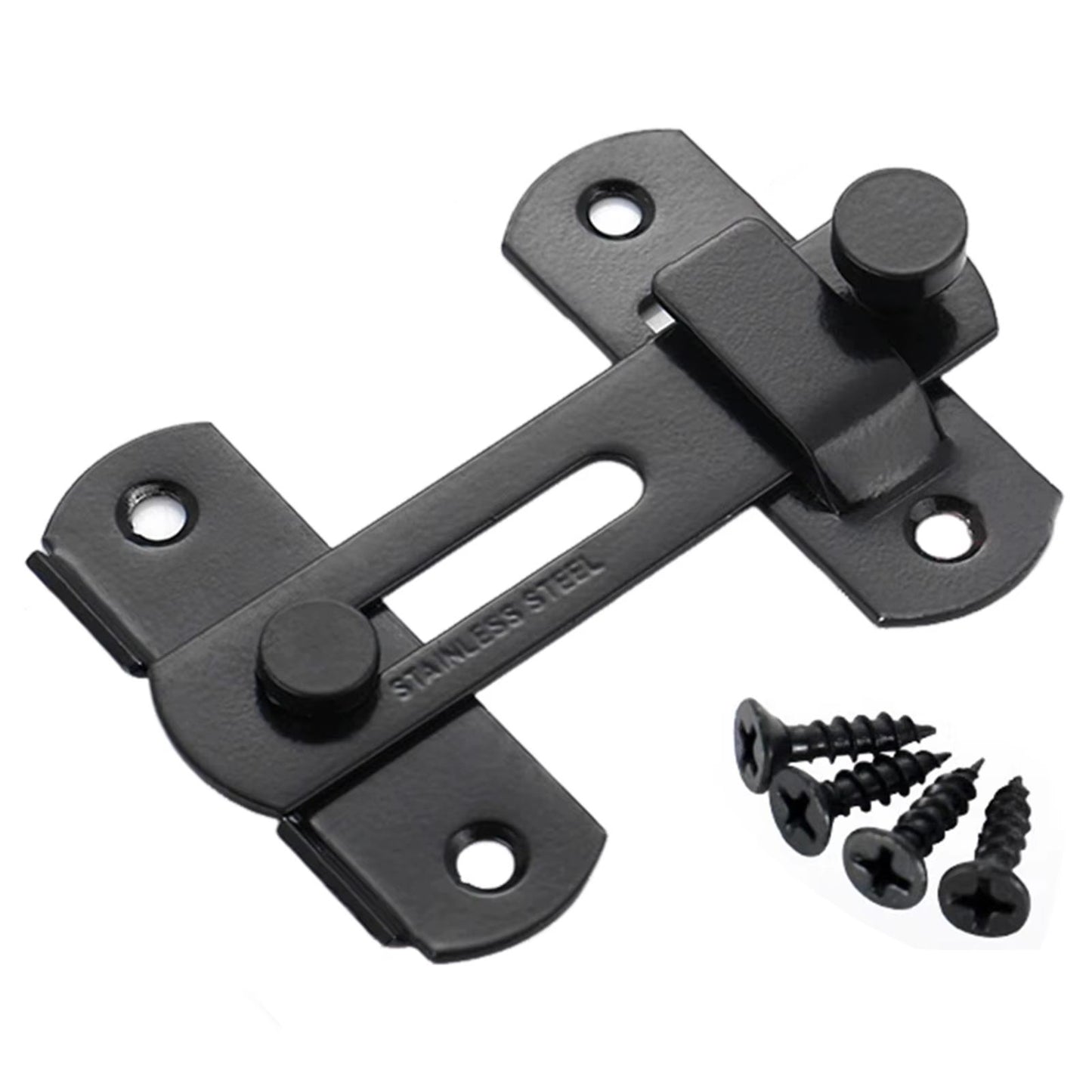Barn Door Lock Sliding Gate Latch Stainless Steel Cabinet Lock 7