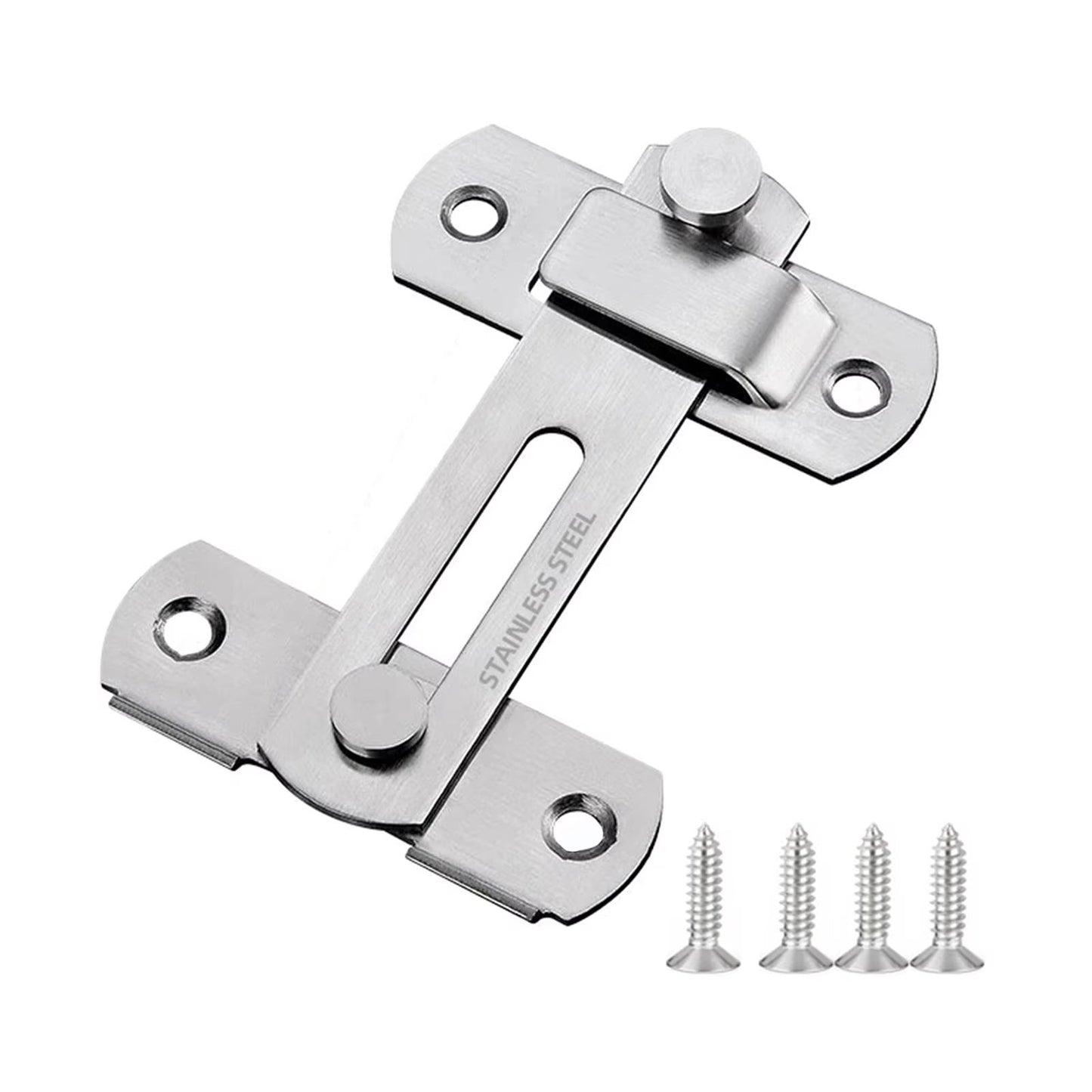 Barn Door Lock Sliding Gate Latch Stainless Steel Cabinet Lock 8