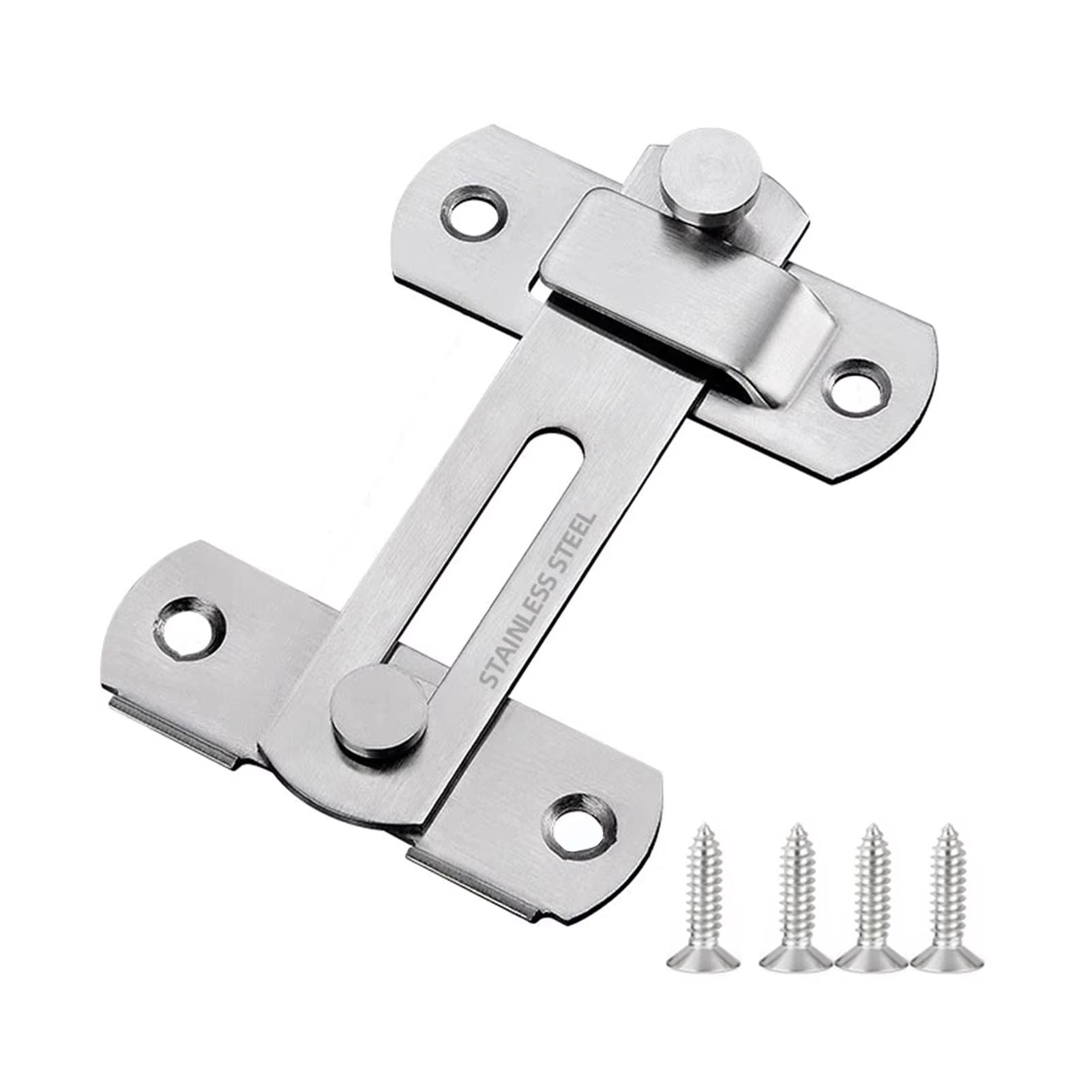 Barn Door Lock Sliding Gate Latch Stainless Steel Cabinet Lock 8