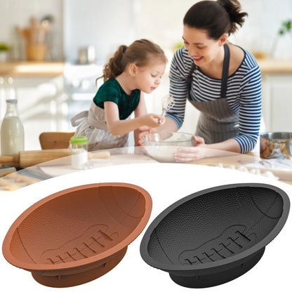 3D Rugby Silicone Cake Mold For Sports Party Baking