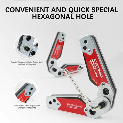 Adjustable Magnetic Welding Holder With Angle Scale 4