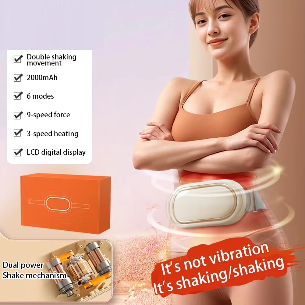 Heated Weight Loss Massage Belt Abdominal Vibration Massager 1