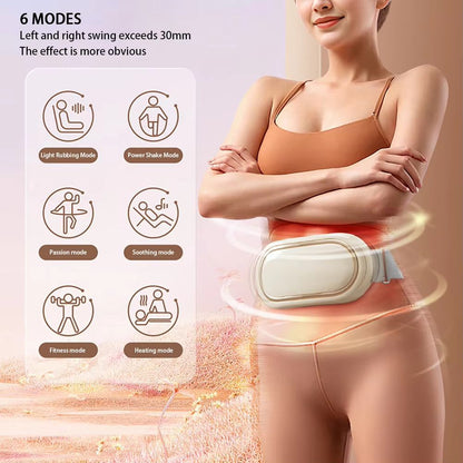 Heated Weight Loss Massage Belt Abdominal Vibration Massager 5