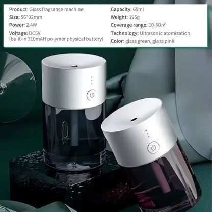 Mini Electric Essential Oil Atomizing Diffuser USB Rechargeable 3