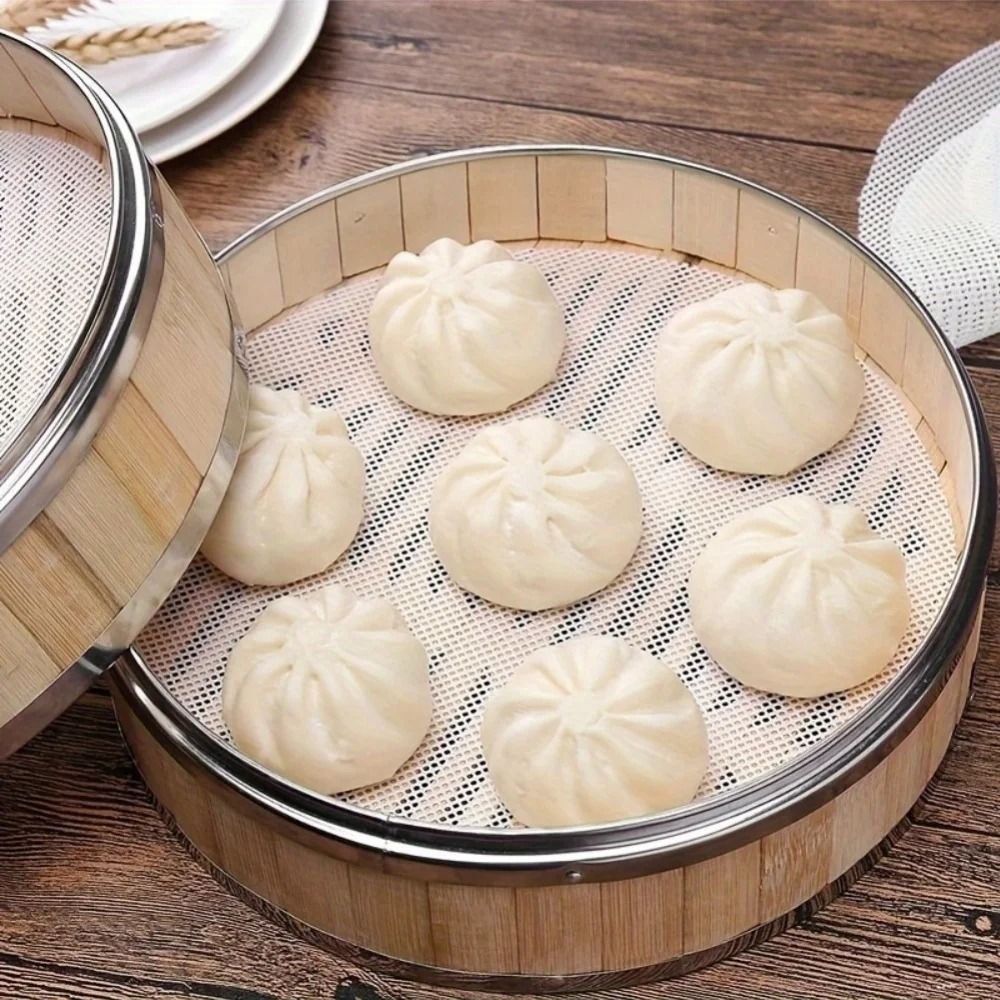 Reusable Silicone Non Stick Steamer Liners Set 3 Pieces 6