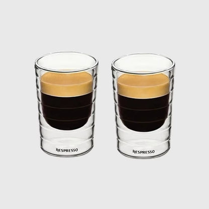 Nespresso Double Wall Glass Coffee Mug  Heat Resistant Transparent Tea  Coffee Cup 7