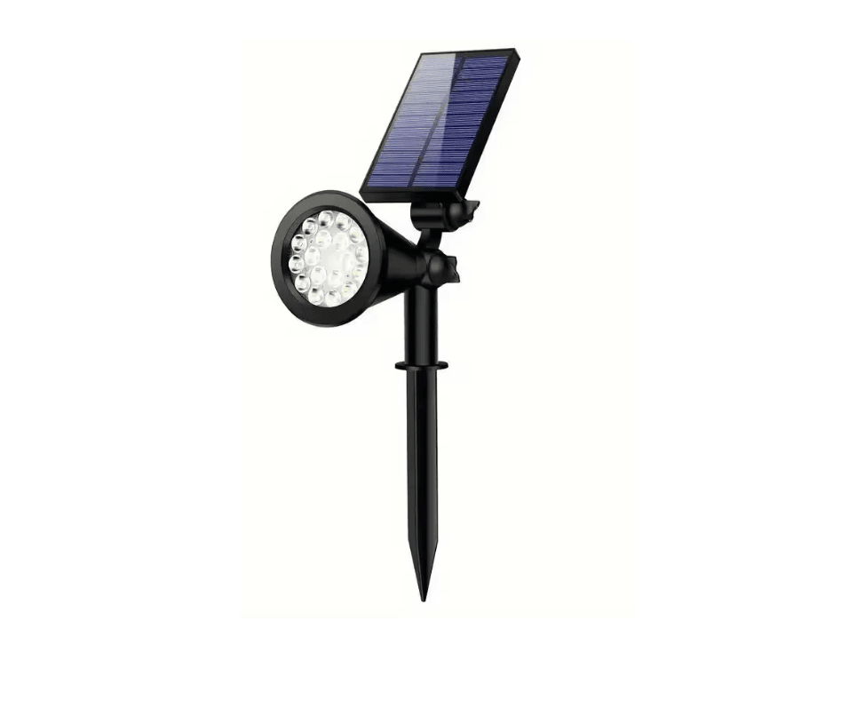 SolarGlow Garden Spotlight 2Pack  Outdoor Solar Landscape Spotlight With Smart Light Control  Water 3
