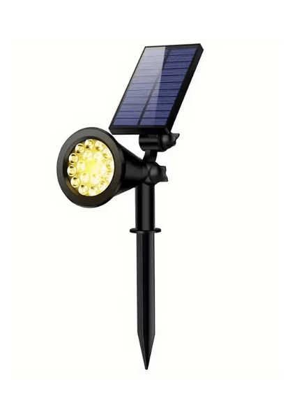 SolarGlow Garden Spotlight 2Pack  Outdoor Solar Landscape Spotlight With Smart Light Control  Water 5