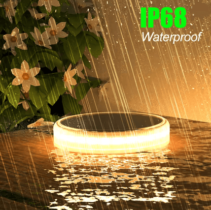 LumiDeck Solar LED Deck Lights Outdoor Waterproof 4 Pack