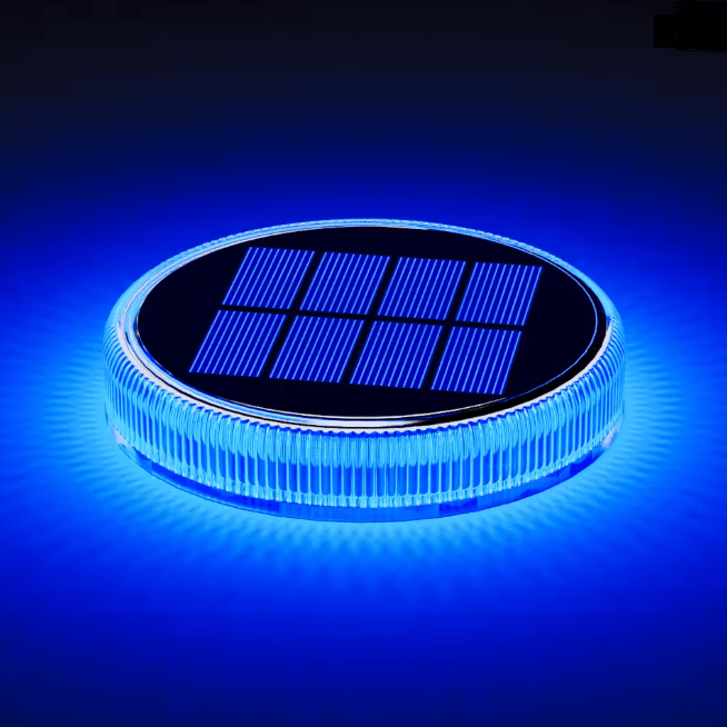 LumiDeck Solar LED Deck Lights Outdoor Waterproof 4 Pack 4