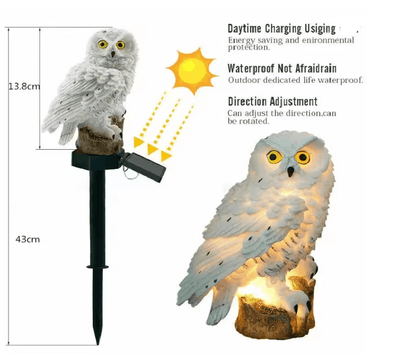 SolarOwl Decorative Solar Garden Light Outdoor Waterproof Lamp 2