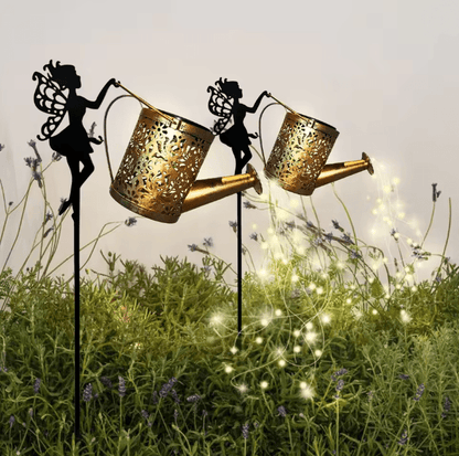 LumiPour Solar Fairy Watering Can Light Outdoor Garden Decoration 2