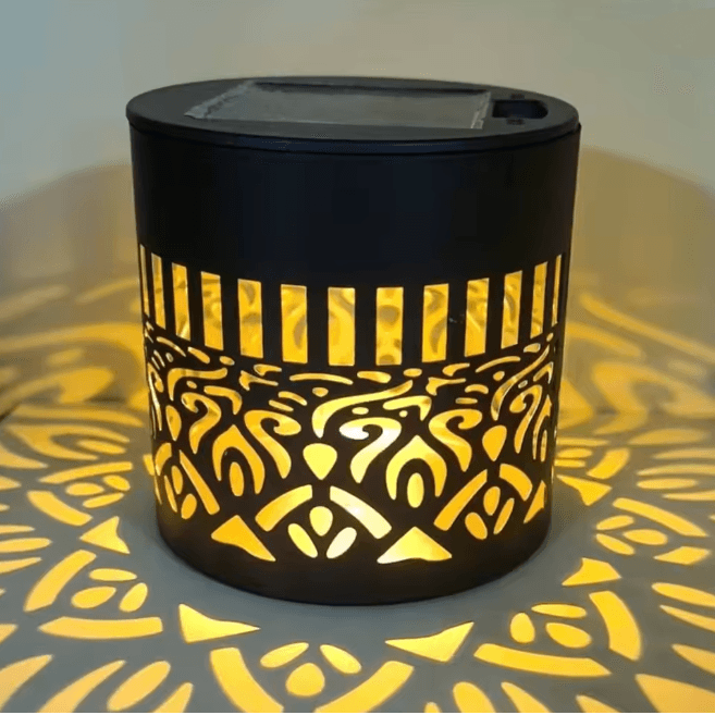 LumiBloom Solar Hanging Garden Light Outdoor Waterproof Decorative Lamp