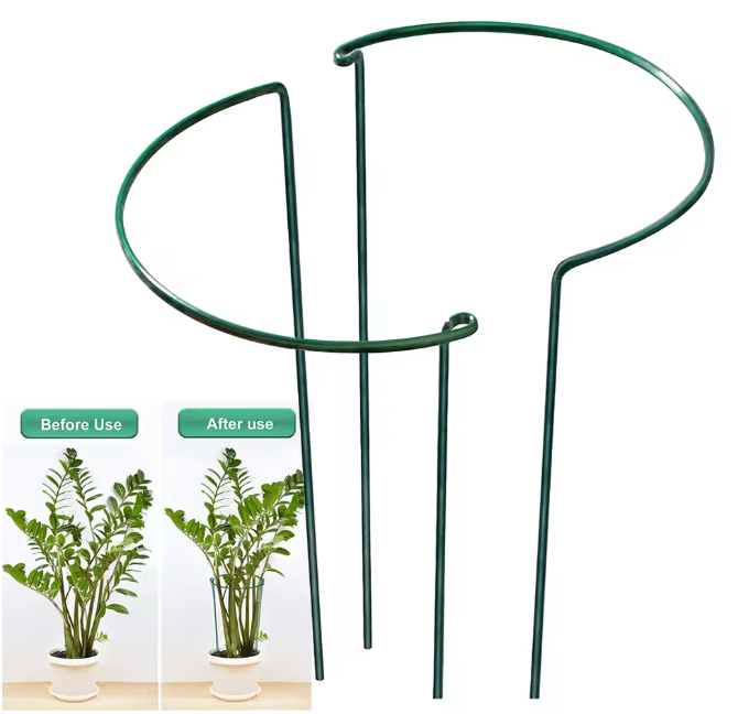 GrowStrong Metal Plant Support Stakes Set Of 2 3