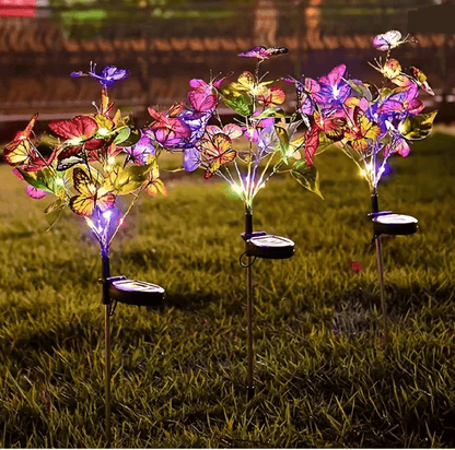 LumiWings Solar Butterfly Flower Garden Light Outdoor Decorative Lamp 2