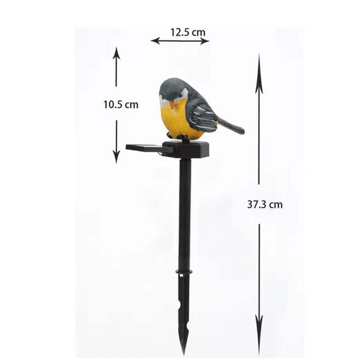 LumiBird Solar Resin Bird Garden Light Outdoor Lawn Decoration 4