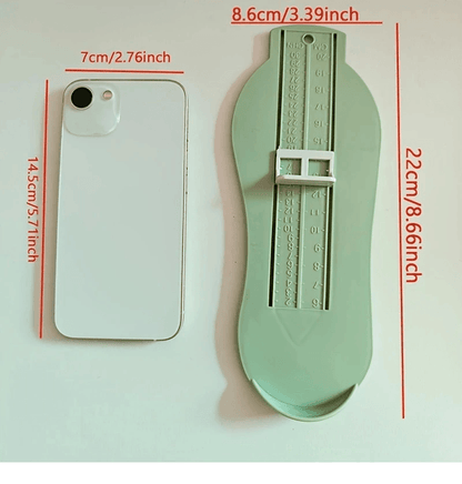 TinySteps Baby Foot Measuring Gauge  Accurate Infant Shoe Size Ruler 2
