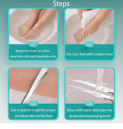 FootCare Pro Pedicure Tool Kit  Callus Shaver Rasp File Set 3