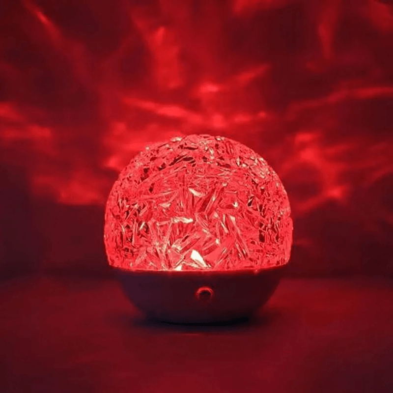 RippleGlow LED WaterRipple Projection Lamp  RGB Rotating Ambient Night Light 1