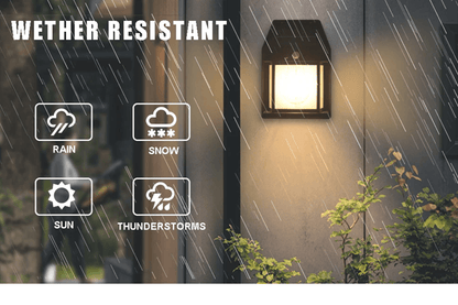 SolarAura Retro Wall Lamp  Motion Sensor Solar Outdoor Wall Light 2