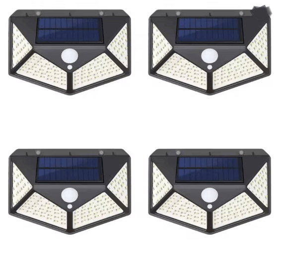 BrightGuard 100LED Solar Motion Sensor Wall Light  Outdoor Solar Security Lamp 5